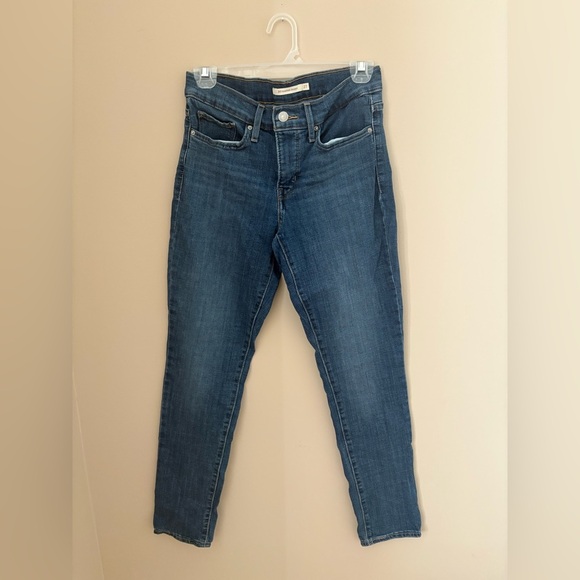 Levi's Women's 311 Shaping Skinny Jeans Size 27 Dark Indigo Blue - Picture 2 of 6